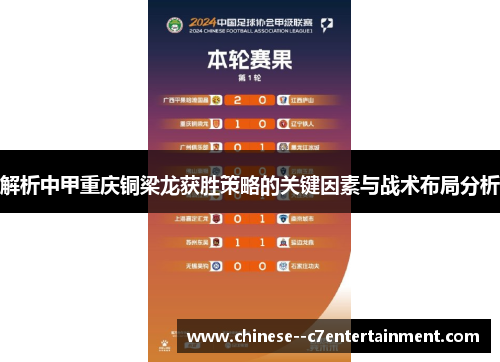 解析中甲重庆铜梁龙获胜策略的关键因素与战术布局分析