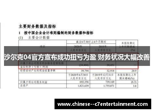 沙尔克04官方宣布成功扭亏为盈 财务状况大幅改善